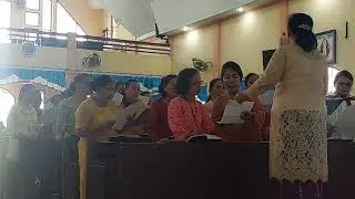 KOOR INA DOSROHA HKBP RESORT TEGAL REJO Medan. Minggu 23 juli 2023