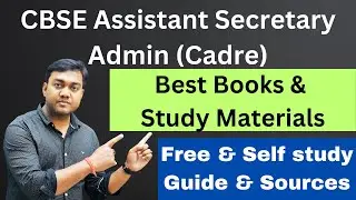 Best Books and Study-Materials for cbse assistant secretary (Admin Cadre) || Nishant eAcademy
