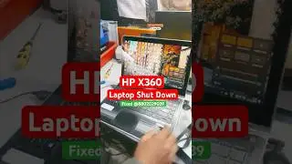 HP X360 Laptop Shuts Down When Charger Removed | Battery Issue Fixed 🔋 #shorts