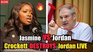 &ldquo;Jim Jordan SHUT DOWN by Jasmine Crockett in Brutal Live Hearing&rdquo;