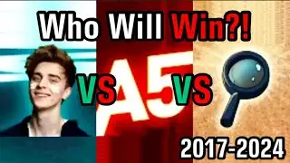 A4 vs A5 vs Головной Рис - Subscriber History (2017-2024)