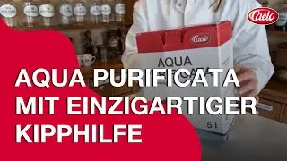 Caelo Aqua purificata in Bag in Box mit einzigartiger Kipphilfe