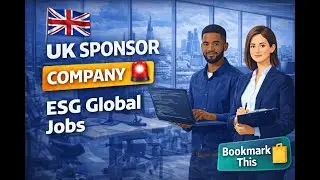 UK Sponsor Licence Company 🚨 ESG Global Hiring | IT & Business Analyst Jobs | Jobs in UK