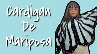 TUTORIAL CARDIGAN DE MARIPOSA - Hello Winter Crochet