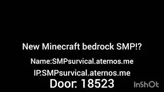Join my new Minecraft server!(Bedrock only)
