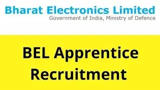 BEL Apprentice training | salery kitni hai | training kitne time ki rahegi | B.E,BTech,Diploma apply