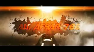 Gun shoot animation indro template text //Ali. Afsar 786 animation indro //Ms animation indro
