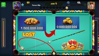 8 Ball Pool - I Lost 1.5 Billion Coins☹️ Immediately in 2 Seconds .