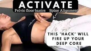 Corset Abs Hack: Deep TVA Activation, Spine Alignment, Pelvic Floor Exercise: kimmyfitness