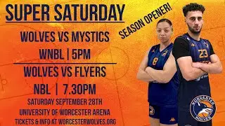 LIVE BASKETBALL - Worcester Wolves vs Bristol Flyers NBL2
