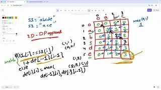 Longest Common Subsequence - LeetCode 1143 C++ (DP Solution)  | DSA | #cppprogramming