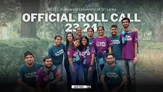 Official Roll Call  23.24 - AIESEC in Rajarata University of Sri Lanka