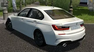 BMW 3-Series (G20) M-sport - City car driving [Logitech G29]