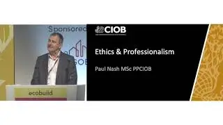 Ethics & professionalism in the construction industry