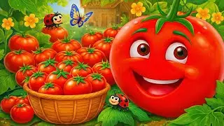 Aaha Tamatar Bade Mazedar 🍅| आहा टमाटर बड़े मजेदार | Hindi Nursery Rhyme for Kids