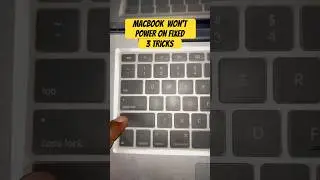 MacBook не включается. Проблема устранена.