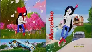 *NEW* Fortnite - Adventure Time - Marceline - Best First Look Gameplay! - Apr. 24, 2025