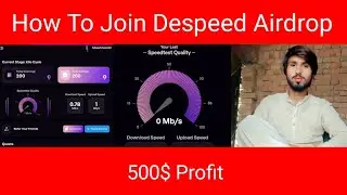 How To Join Despeed Airdrop? Despeed ko join krny ka trika Despeed Airdrop