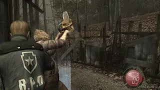 Resident Evil 4- Aggressively killing Dr. Salvador with a knife