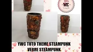 TUTO FIMO POLYMERE VERRE STEAMPUNK OBJET DECO IDEE CREATIVE