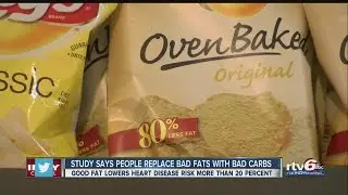 Study says people replace bad fats with bad carbs