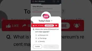 Ari Wallet Quiz Answers Today | 05 SEPTEMBER 2025 | Ari Daily Quiz Today | Earn Rewards Fast