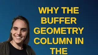 Gis: Why the buffer geometry column in the GeoDataFrame is in point form although it's actually i...
