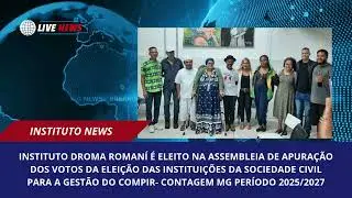 Elei&ccedil;&atilde;o COMPIR CONTAGEM MG 2025   2027   INSTITUTO DROMA ROMAN&Iacute;