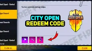 Free Fire City Open Live Watching Redeem Code | Free Fire Redeem Code Today | FF Redeeem Code Today