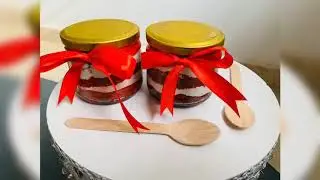 😋Red velvet jar cake | procedures of jar cake 🍰