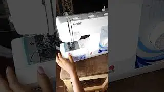 Unboxing an electrical brother sewing machine
