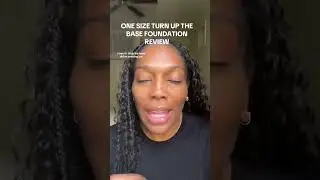 Review of the new @ONESIZEBeauty Secure The Blur Foundation