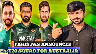 Pakistan T20 Squad vs Australia Announced! 😲 | Shocking Inclusions & Drops