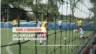 Football Highlights | Diski Warriors Game 3 | Discovery Soccer Park | 24 Jan 26