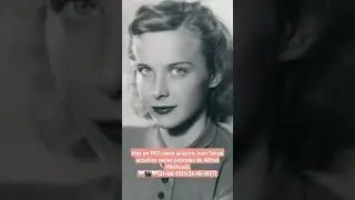 Hoy en 1921 nac&iacute;a la actriz Joan Tetzel actu&oacute; en peliculas de Alfred Hitchcock🤍🎬21-6-1921/31-10-1977