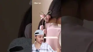 DIY tulip Scrunchie 🌷 ✨_#dreamcraftersupriya #shorts #youtubeshorts #viral