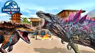 SPECIAL BOSS RAID ||🔥MEGALOSUCHUS🔥and🔥MORTEM REX🔥Boss Battle || Jurassic world alive || V3.14