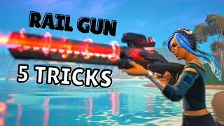 5 INSANE Tricks with the Rail Gun !
