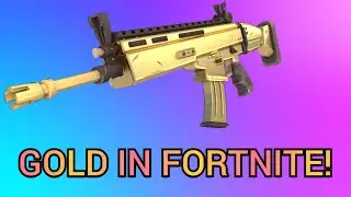 *FORTNITE* GOLD GROOT/GOLD GUN ONLY CHALLENGE *VICTORY ROYALE*