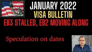 January 2022 Visa Bulletin - EB3 stalled EB2 moving along