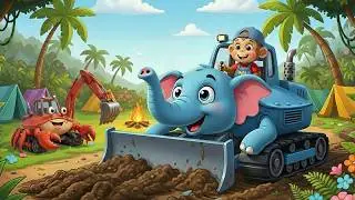 Monkey Funny | Very Nice Learning Colors And Counting At The Camp | Monkey Cartoon