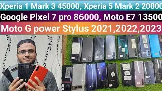 Xpeira 1 Mark 3,  Xperia 5 Mark 2, Google Pixel 7 pro, Motorolla E7, Moto G power 2022, Stylus 2021,