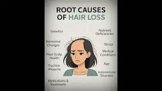 Root Cause of Hair Loss #hairloss #hair #hairproblems
