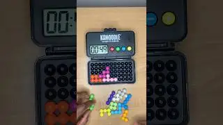 Pink🩷 1-minute Kanoodle Challenge #asmrsounds #satisfying #puzzle