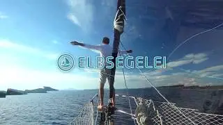ELBSEGELEI - ultimate unique experience in Hamburg on the Elbe! #hamburg #elbe #sailing  #hafencity