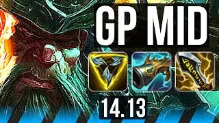 GANGPLANK vs LEBLANC (MID) | Rank 5 GP, Quadra, 1400+ games, Legendary | VN Challenger | 14.13