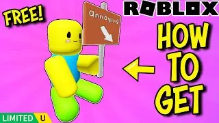 [LIMITED STOCK] *FREE ITEM* How To Get ANNOYING SIGN NOOB on Roblox - Math Block Race