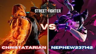 ChrisTatarian (Ken) vs NEPHEW237142 (Juri) FT10 in the Battle Hub. (Street Fighter 6 Open Beta)