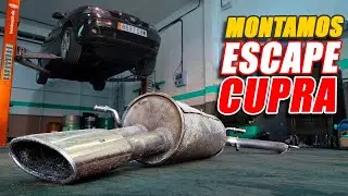 MONTAMOS ESCAPE CUPRA ORIGINAL TRUCADO en mi SEAT IBIZA 1.9 TDI STAGE3 ¡SUENA MUCHÍSIMO MEJOR!