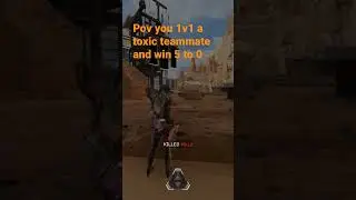 1v1ing a toxic teammate #shorts #apex #apexlegends #toxicteammates #toxic #1v1 #trending #viral